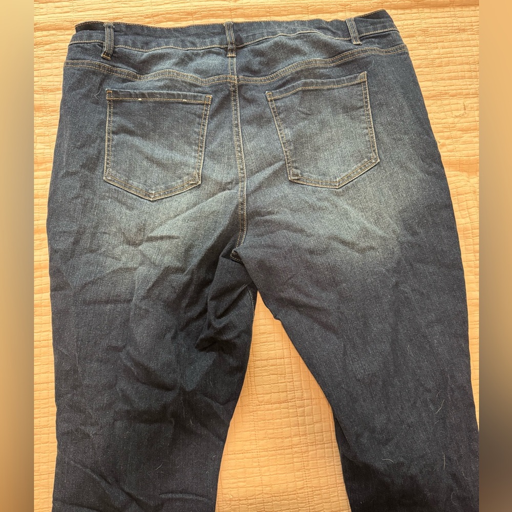 D. Jeans Indigo Blue Denim Pants - Picture 2 of 3